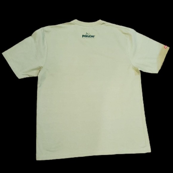 Women's Size Large Perucho Llama Mint Green Graphic Novelty Short Sleeve Tee - Picture 2 of 7
